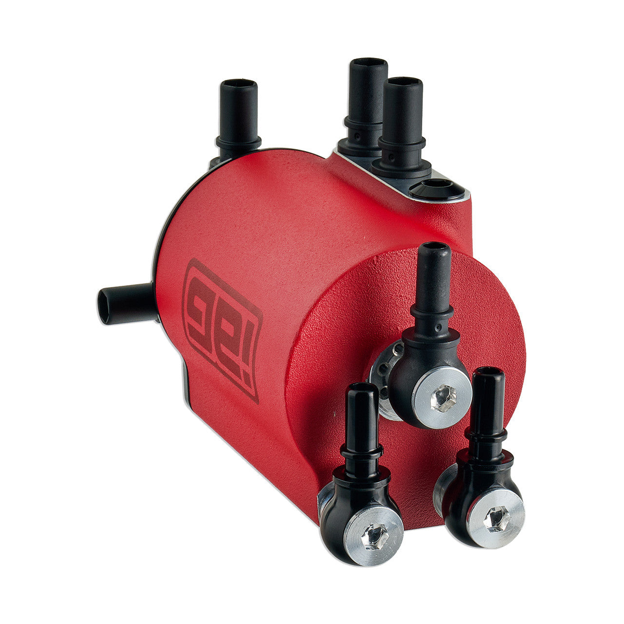 IAG Air Oil Separator AOS For 2022+ 3.0L Ford Bronco Raptor - Red Bottom Fittings