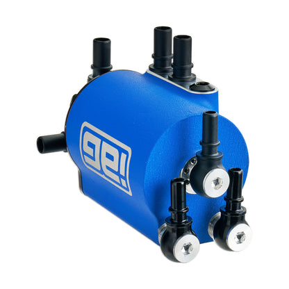 IAG Air Oil Separator AOS For 2022+ 3.0L Ford Bronco Raptor - Blue Bottom Fittings