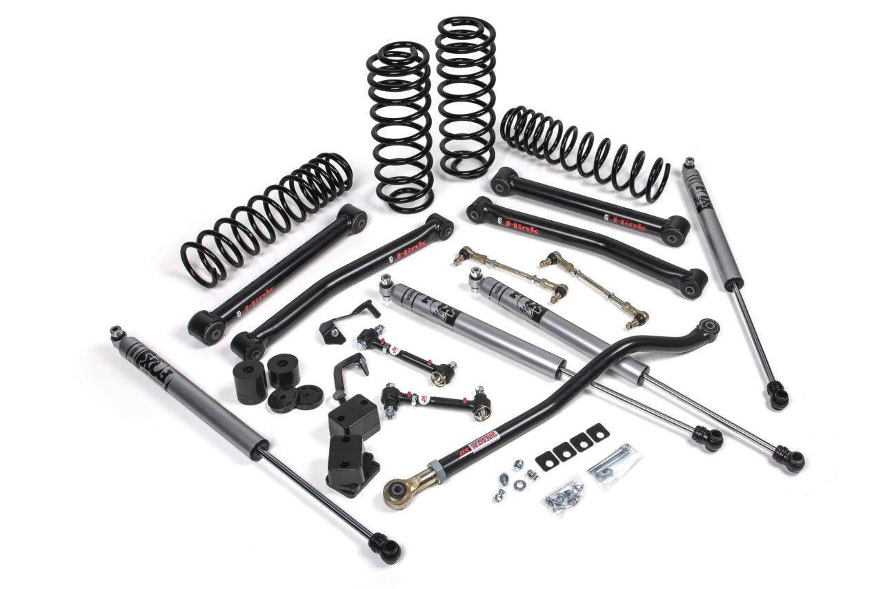 JKS 18-21 Jeep JL J-Konnect 3.5in 4Dr w/Fox Adventure Series Shocks STD Rate Coils - JSPEC123KFA
