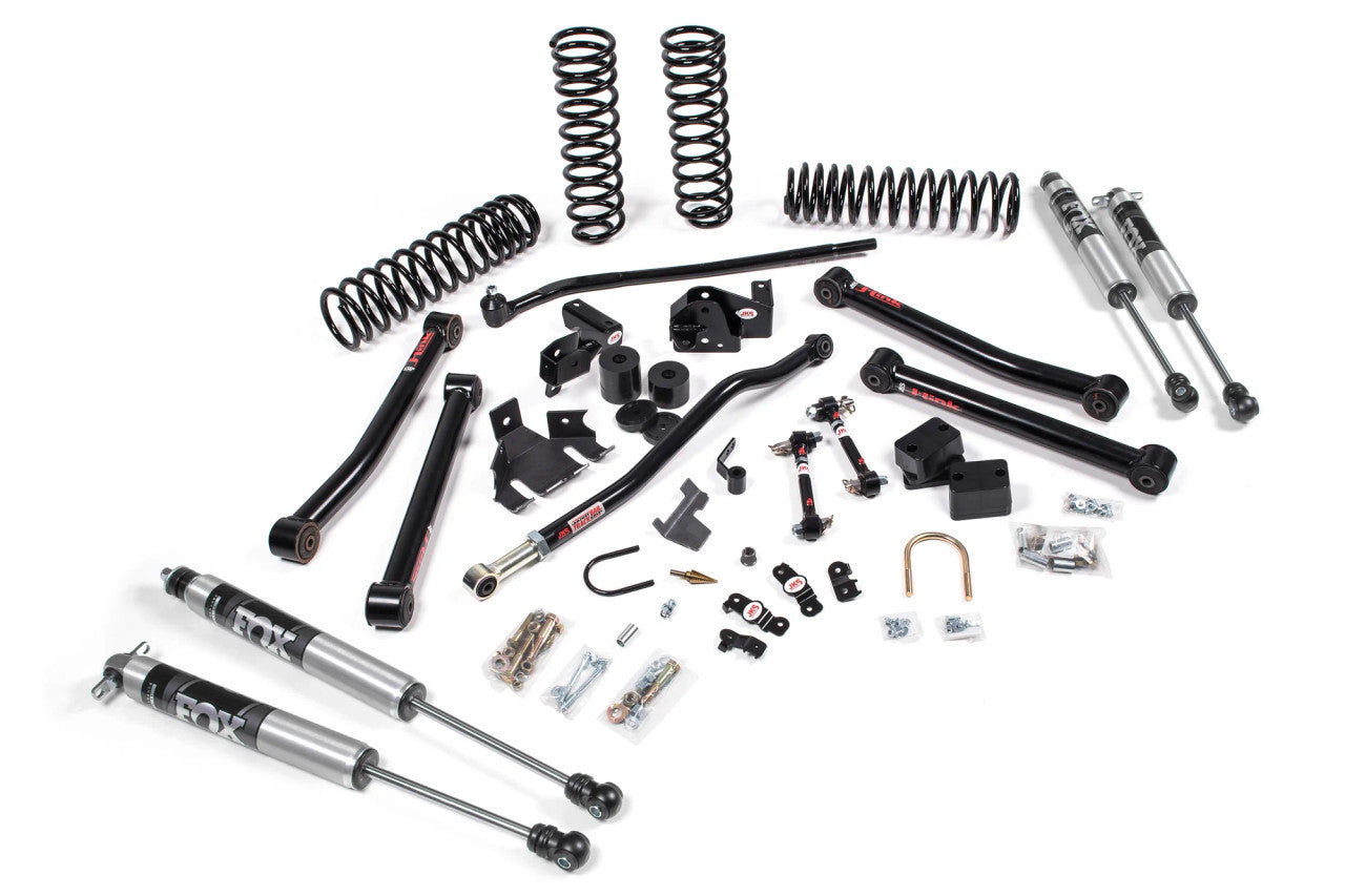 JKS 07-18 Jeep JK J-Konnect 2Dr 3.5in System w/ Fox 2.0 Performance Series Shocks - JSPEC114KFP