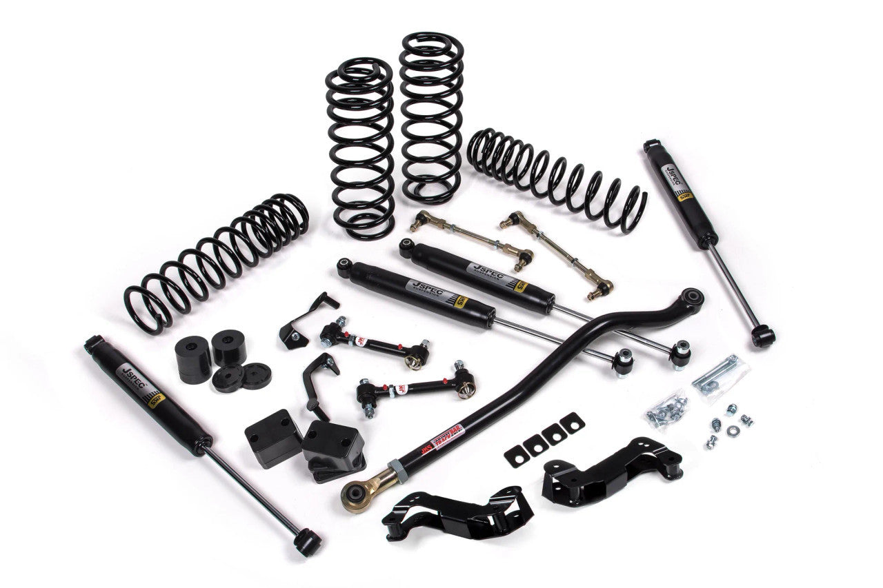 JKS 18-21 Jeep JL J-Kontrol 3.5in 4Dr w/Fox Adventure Series Shocks HD Rate Coils - JSPEC142KFA