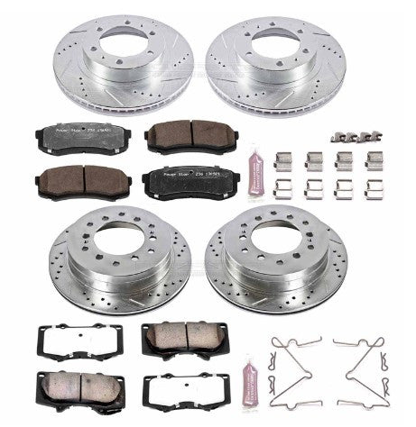 Power Stop 03-09 Toyota 4Runner Front & Rear Z36 Truck & Tow Brake Kit