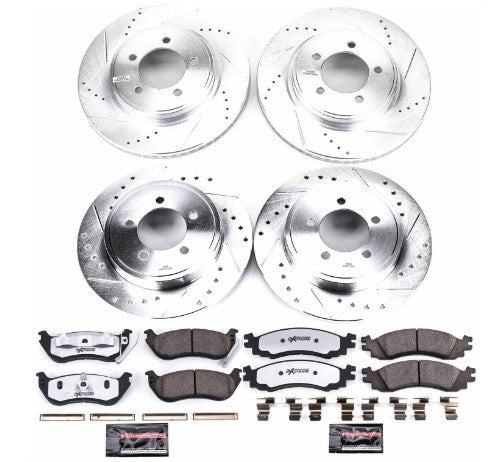 Power Stop 06-10 Ford Explorer Front & Rear Z36 Truck & Tow Brake Kit