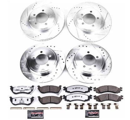 Power Stop 06-10 Ford Explorer Front & Rear Z36 Truck & Tow Brake Kit