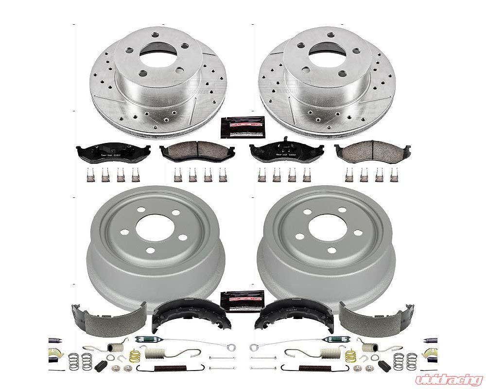 Power Stop 92-99 Jeep Cherokee Front & Rear Z23 Evolution Sport Brake Kit - K15073DK