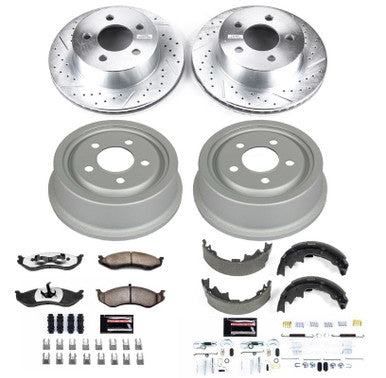 Power Stop 01-06 Jeep Wrangler Front & Rear Z36 Truck & Tow Brake Kit - K15215DK-36
