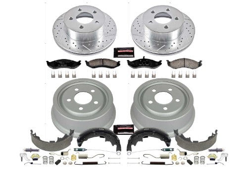 Power Stop 01-06 Jeep Wrangler Front & Rear Z23 Evolution Sport Brake Kit