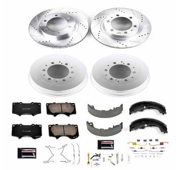 Power Stop 05-19 Toyota Tacoma Front & Rear Z23 Evolution Sport Brake Kit - K15231DK