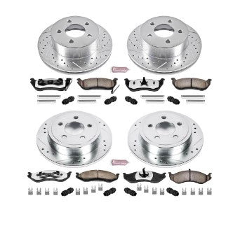 Power Stop 03-06 Jeep Wrangler Front & Rear Z36 Truck & Tow Brake Kit