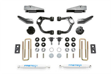 Fabtech 19 Ford Ranger 4WD w/Intrusion Beam Kit 3.5in Bj UCA Sys w/Perf Shks - K2323