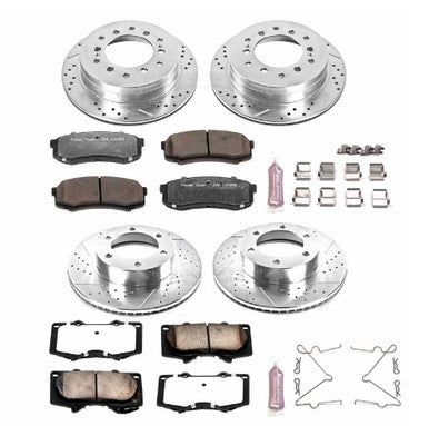 Power Stop 01-07 Toyota Sequoia Front & Rear Z36 Truck & Tow Brake Kit - K2325-36