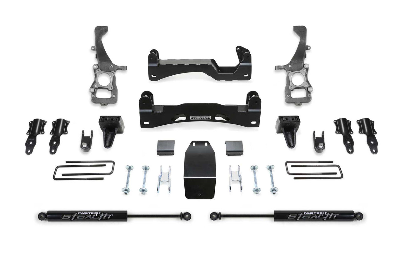 Fabtech 2021 Ford F150 4WD 6in Basic Sys w/Stealth