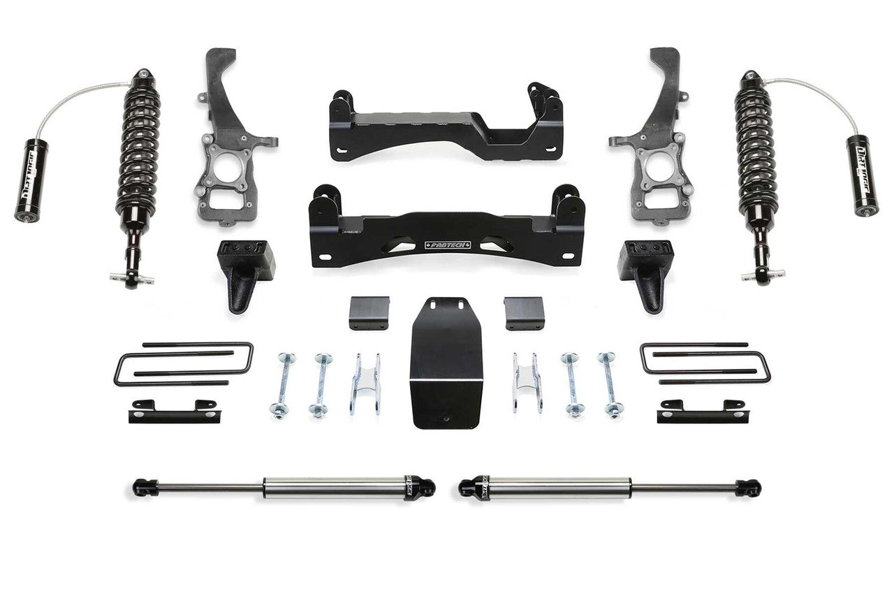 Fabtech 2021 Ford F150 4WD 6in Perf Sys w/Dlss 2.5 C/O Resi & Rr Dlss