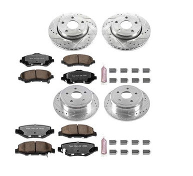 Power Stop 07-17 Jeep Wrangler Front & Rear Z36 Truck & Tow Brake Kit - K2798-36