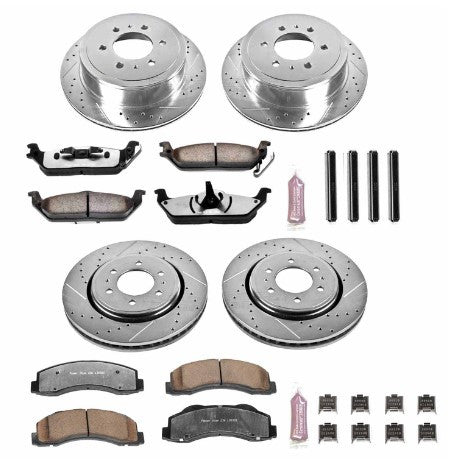 Power Stop 10-11 Ford F-150 Front & Rear Z36 Truck & Tow Brake Kit