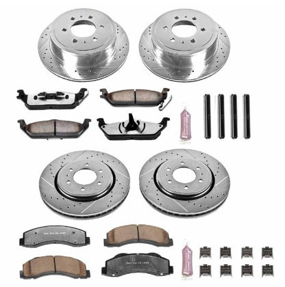 Power Stop 10-11 Ford F-150 Front & Rear Z36 Truck & Tow Brake Kit