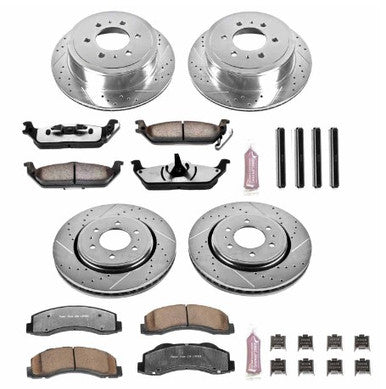 Power Stop 10-11 Ford F-150 Front & Rear Z36 Truck & Tow Brake Kit - K3166-36