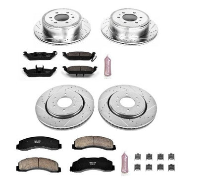 Power Stop 10-11 Ford F-150 Front & Rear Z23 Evolution Sport Brake Kit
