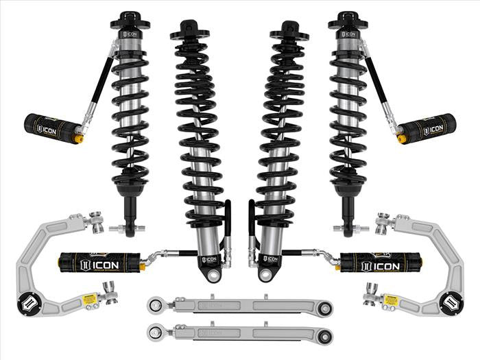 ICON 21-23 Ford Bronco Sasquatch 2-3in Lift Stage 6 Suspension System Billet Heavy Rate - K40016X