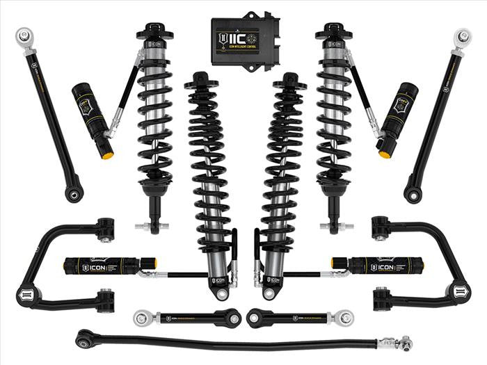 ICON 21-23 Ford Bronco Sasquatch 2-3in Lift Stage 8 Suspension System Tubular Heavy Rate - K40018TX