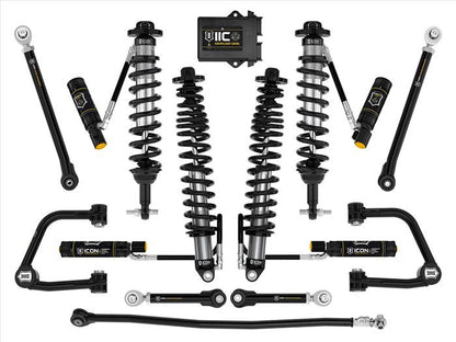 ICON 21-23 Ford Bronco Sasquatch 2-3in Lift Stage 8 Suspension System Tubular Heavy Rate - K40018TX