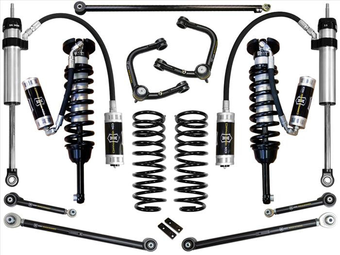 ICON 2007+ Toyota FJ / 2003+ Toyota 4Runner 0-3.5" Stage 6 Suspension System w/ Tubular UCA - K53186T