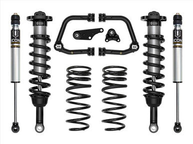 Icon 2024+ Toyota Tacoma 1.25-3in Stage 2 Suspension System  w/ Tubular Overland Rear Coils - K53292TX