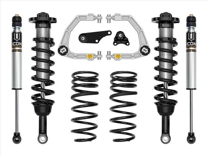 Icon 2024+ Toyota Tacoma 1.25-3in Stage 2 Suspension System w/ Billet Overland Rear Coils - K53292X