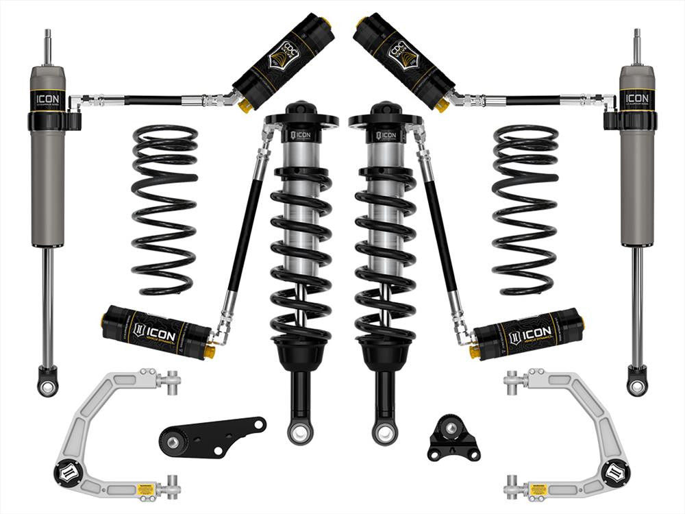 ICON 2024+ Toyota Tacoma 1.25in-3in Stage 5 Suspension System Billet w/ Triple Rate Spring - K53295S