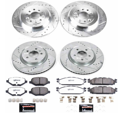 Power Stop 11-19 Ford Explorer Front & Rear Z36 Truck & Tow Brake Kit