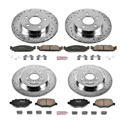 Power Stop 11-19 Ford Explorer Front & Rear Z23 Evolution Sport Brake Kit