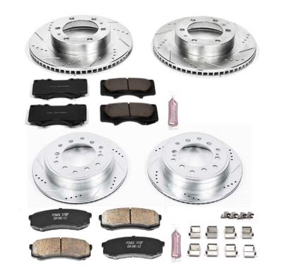 Power Stop 10-14 Toyota FJ Cruiser Front & Rear Z23 Evolution Sport Brake Kit