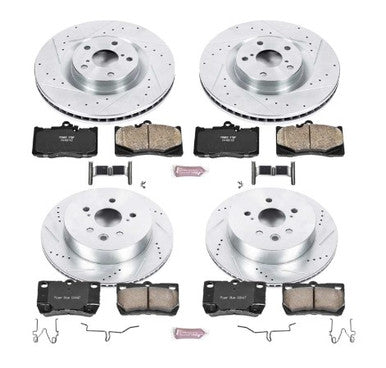 Power Stop 09-11 Lexus GS350 Front & Rear Z23 Evolution Sport Brake Kit - K5869