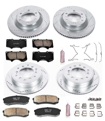 Power Stop 10-19 Lexus GX460 Front & Rear Z23 Evolution Sport Brake Kit - K5874