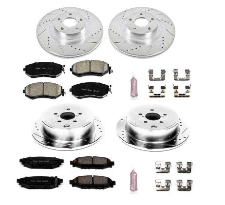 Power Stop 10-13 Subaru Forester Front & Rear Z23 Evolution Sport Brake Kit