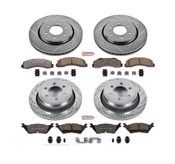 Power Stop 12-18 Ford F-150 Front & Rear Z36 Truck & Tow Brake Kit
