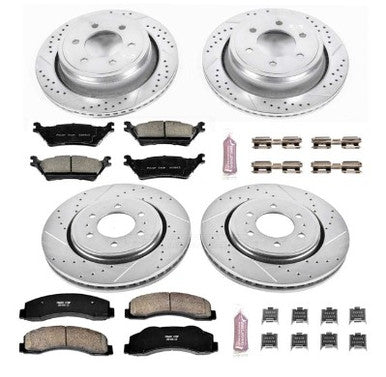 Power Stop 12-18 Ford F-150 Front & Rear Z23 Evolution Sport Brake Kit - K6268