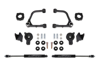 Fabtech 2022 Tundra 4WD 3in UCA Kit w/Uniballs & Fr Shk Spcrs & Rr Air Bag Spcrs & Rr Stealth Shock