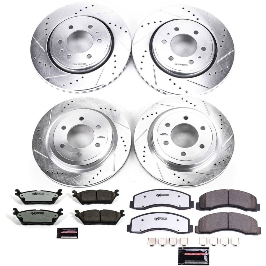 Power Stop 2018 Ford Expedition Front & Rear Z36 Truck & Tow Brake Kit - K8026-36