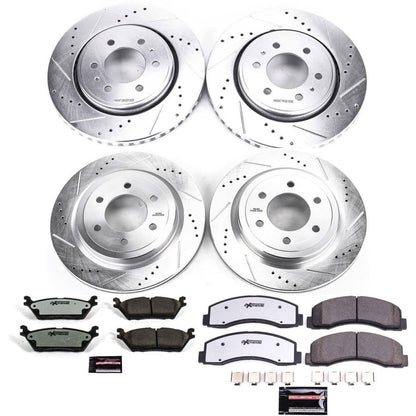Power Stop 2018 Ford Expedition Front & Rear Z36 Truck & Tow Brake Kit - K8026-36