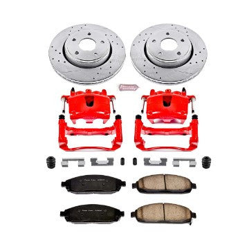Power Stop 06-10 Jeep Commander Front Z23 Evolution Sport Brake Kit w/Calipers - KC2219