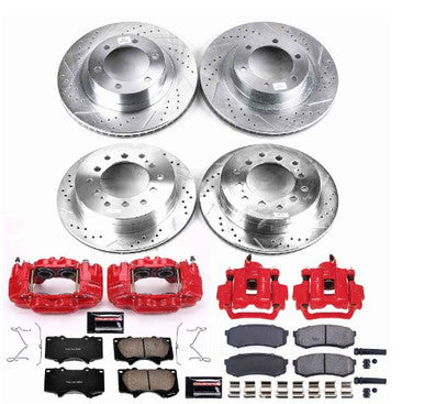 Power Stop 03-09 Lexus GX470 Front & Rear Z23 Evolution Sport Brake Kit w/Calipers - KC2422A