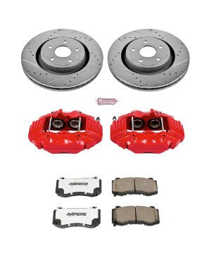 Power Stop 06-10 Jeep Grand Cherokee Front Z26 Street Kit w/Cals - KC2924-26