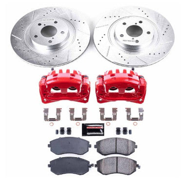 Power Stop 04-06 Subaru Baja Front Z23 Evolution Sport Brake Kit w/Calipers - KC3038A