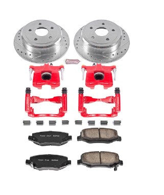 Power Stop 07-17 Jeep Wrangler Rear Z23 Evolution Sport Brake Kit w/Calipers