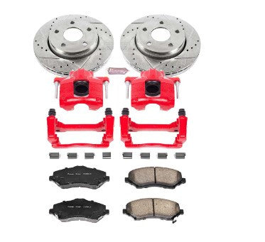 Power Stop 07-17 Jeep Wrangler Front Z23 Evolution Sport Brake Kit w/Calipers