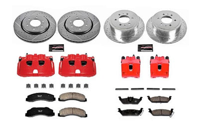 Power Stop 10-11 Ford F-150 Front & Rear Z23 Evolution Sport Brake Kit w/Calipers