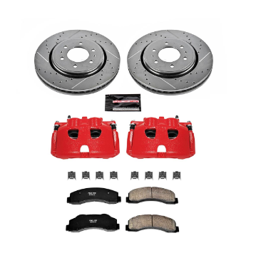 Power Stop 10-17 Ford Expedition Front Z23 Evolution Sport Brake Kit w/Calipers - KC3167