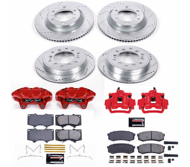 Power Stop 10-15 Lexus GX460 Front & Rear Z23 Evolution Sport Brake Kit w/Calipers - KC5874