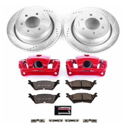 Power Stop 12-18 Ford F-150 Rear Z36 Truck&Tow Kit w/Cals
